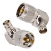 BOOBRIE PL259 UHF Male to BNC Female Right Angle RF