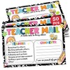 Losyze Preppy Teacher Mail Incentive Postcard Note to Parents, Preschool,