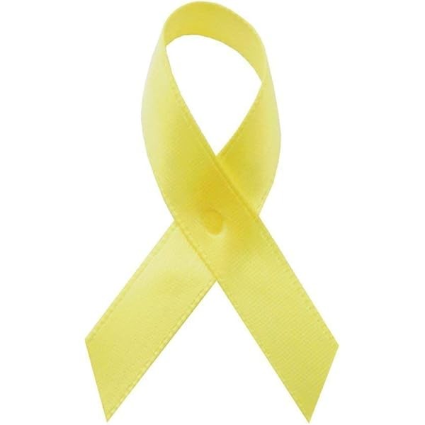 Support USA | American Made 125 Yellow Satin Awareness Ribbons
