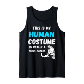 Snow Leopard Costume Snow Leopard Lover Tank Top