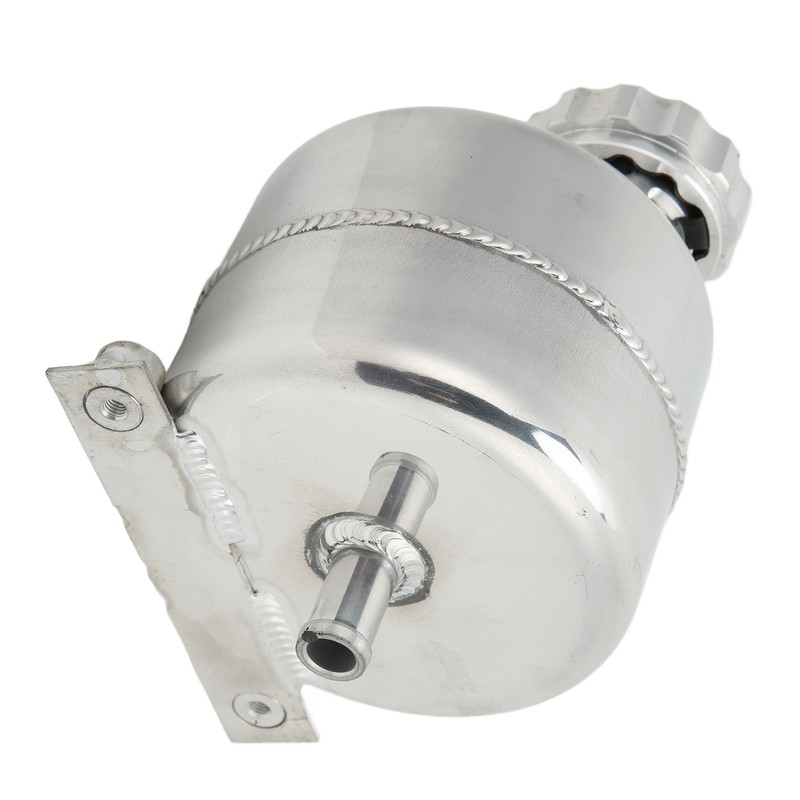 Radiator Coolant Expansion Water Tank Aluminium Alloy Polished Replacement for