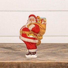 Ragon House 10" Jolly Old St Nick Santa w/Toy Bag Christmas Dummy Board Sign