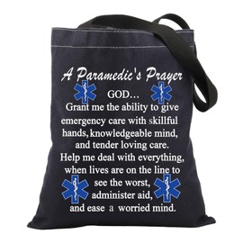 BNQL EMT Gifts Paramedic Gifts Tote Bag EMS Gifts Paramedic Student Gifts Emergency Medical Technician Gifts Tote Bag (Paramedic Tote Bag), Paramedic Tote Bag, Large