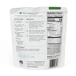 Simply Organic Classic Fajita Simmer Sauce, Certified Organic | 8 oz | Pack of 6