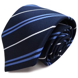 MICHIKO LONDON Brand Necktie, Made in Japan, Nishijin Weave, 100% Silk, Jacquard Weave, Regimen, Stripe, C-pattern: Saxophone, Free Size