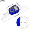 3pcs Digital Tasbih Counter LED Dispaly tasbeeh Electronic Tasbeeh Finger