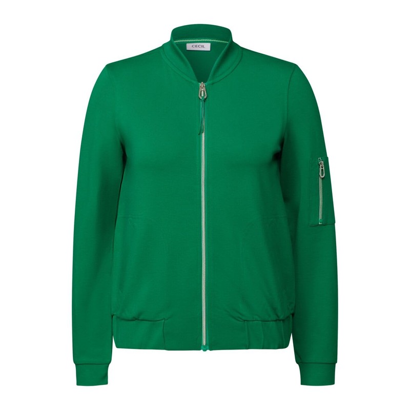 Cecil Women's Cardigan, Garden Green, M