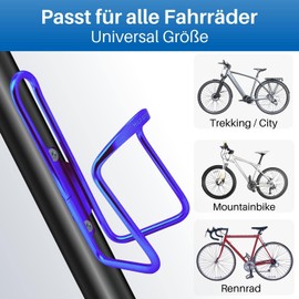 HiLo sports set of 2 bicycle bottle holders, 4 screws and tools, 4 colours.