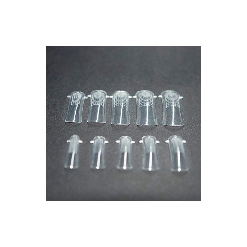 KADS Nail Tips 100PCS/10 Sizes Dual Nail Foam UV Gel
