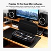 NEEWER Wireless Microphone Case Compatible with JBL PartyBox Dual Mic