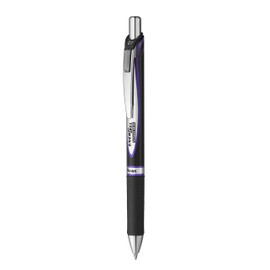 Pentel BLP77-VX Energel Document with Push Mechanism Waterproof 1 Purple