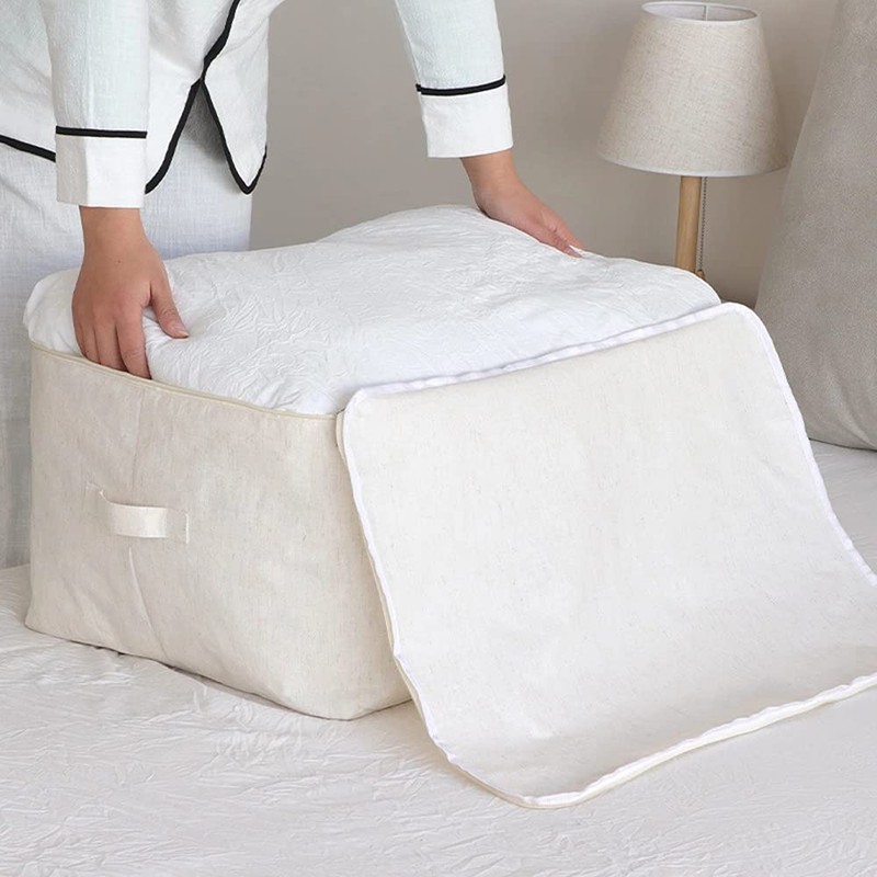 JYeew Futon Storage Bag with Handle (Approx. 23.2 x 17.3