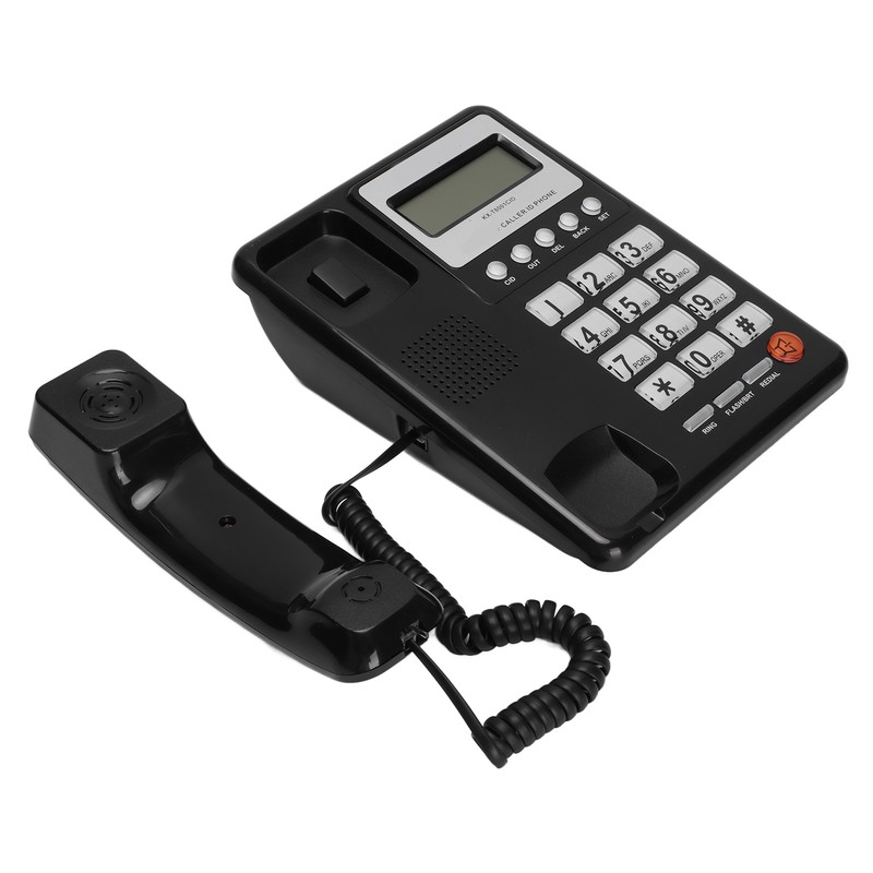 KXT8001CID Corded Telephone Caller ID Semi Hands Free Clear Display