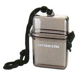 Captain Stag M-9358 Waterproof Clear Case, Clear Black