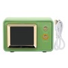Retro Speaker TV Shaped Multifunctional Fashionable Time Speaker for Home