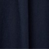 JAJU [JAJU] Soft Linen Blend Long Sleeve Shirt_Navy