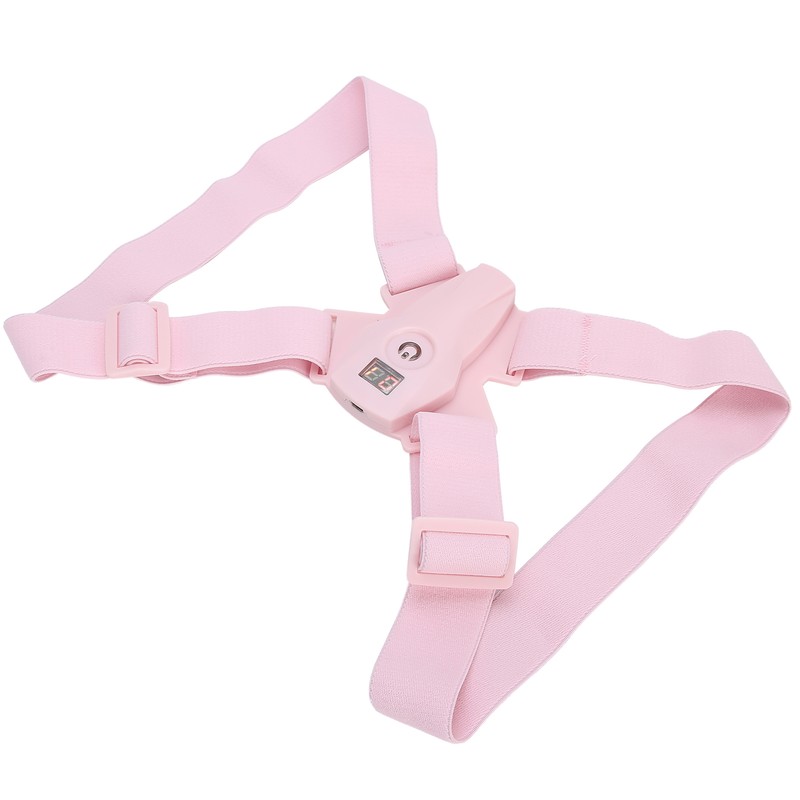 Back Posture Corrector Straightener Intelligent Sensor Humpback Correction TrainerPink