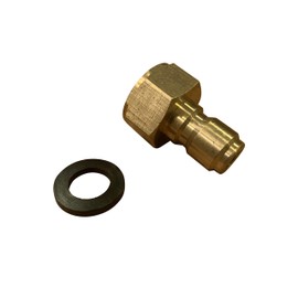 HOTEISON High Pressure Washer 3/8 One-Touch Coupler Compatible with M22 High Pressure Washers With One Touch Installation and Removal of High Pressure Hose (Male-M22 Female Thread)