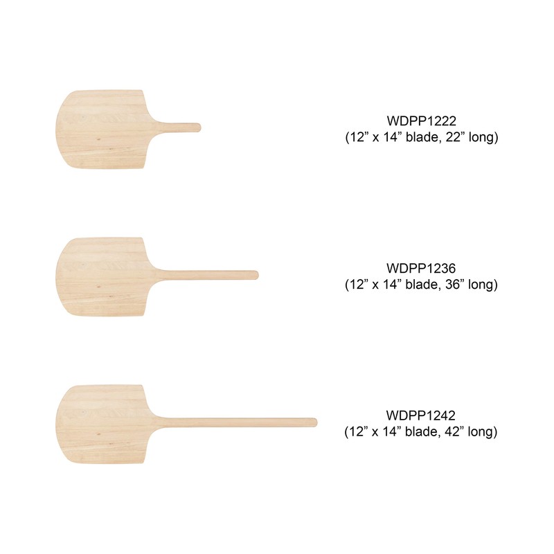 Thunder Group WDPP1242 Pizza Peel, 42" Long, 12" x 14"