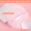 Body Powder Puff, 6" Large Powder Puff with Container Oversize