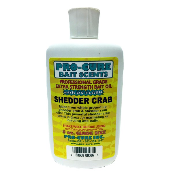 Pro-Cure Shedder Crab Bait Oil, 8 Ounce