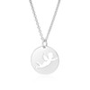 MATERIA by Matthias Wagner Women's Necklace 925 Silver with Angel
