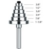 1/4 Inch Shank Rabbet Router Bit 1/4", 3/8", 1/2" Cutting