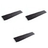 Beavorty 3pcs Black Human Hair Extensions Double-sided Tape Natural Straight