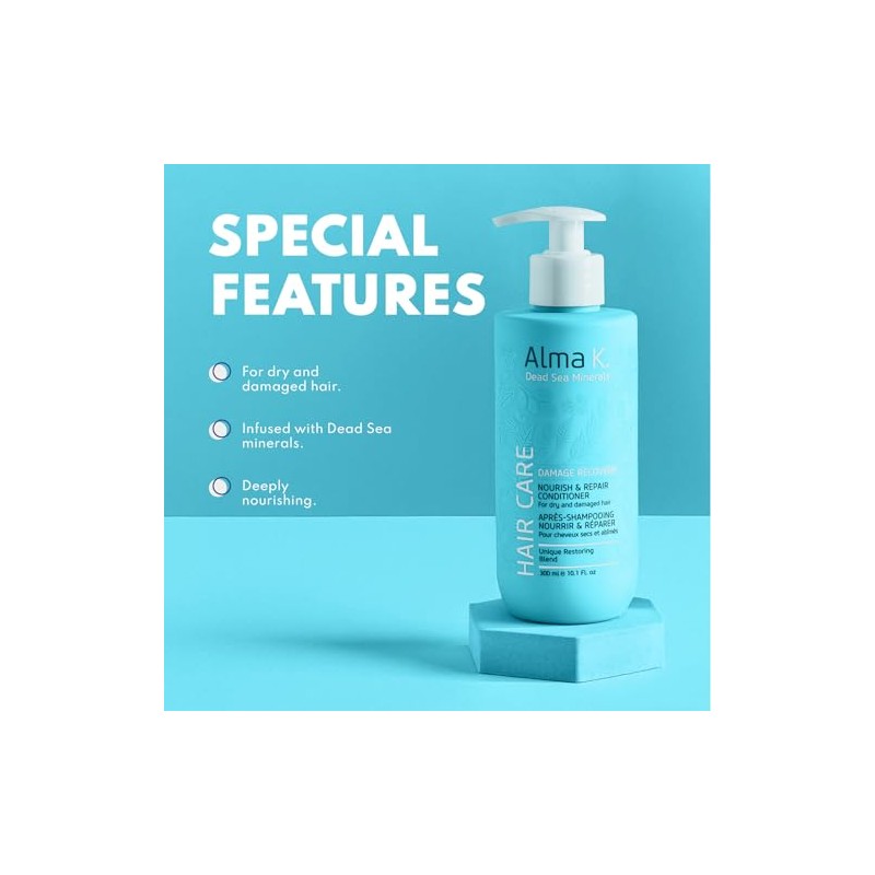 Alma K Nutritivo y Reparador - Acondicionador Capilar para Mujer