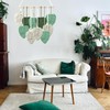 Ewparts Macrame Leaves Boho Woven Leaves Tapestry Wall Decor Handmade