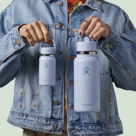 Micro Hydro Stainless Steel Bottle, 6.8 fl oz (200 ml), Trillium, Thermal, Cold Insulation, Water Bottle (Genuine Japanese Product)