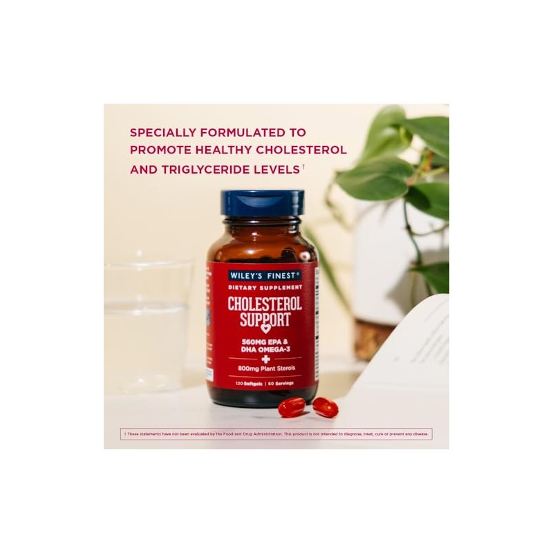 Wileys Finest Wild Alaskan Fish Oil Colesterol Sop 90 softgel