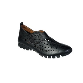 LITFOOT LF9010-3 Comfy Women's Leather Shoes (Black, Numeric_8)