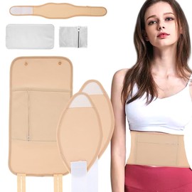 5Pcs Essential Oil Wrap, Essential Neck Waist Oil Pack Set Mess-Free Essential Pack Wrap with Adjustable Straps Soft Comfortable Essential oil Pack for Insomnia Constipation Inflammation (Style 2)