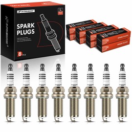 A-Premium Iridium Platinum Spark Plugs (Pack of 8) Compatible with Nissan TITAN 2017-2020, TITAN XD 2016-2020, Armada 2017-2020, NV2500 2018-2020, NV3500 & Infiniti QX80, M56, QX56