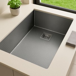 NuoJing Stand art Pro 30 -inch Undermount Single Bowl 16 Gauge Stainless Steel Kitchen Sink (only sink)