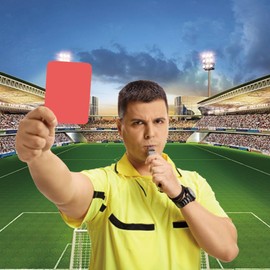 Lwuey Referee Cards, Yellow and Red Card, Football Referee Cards, Referee Cards, Football Referee Cards, Equipment, PVC, Volleyball, Handball, Referee Equipment, Disciplinary Cards, Pack of 10