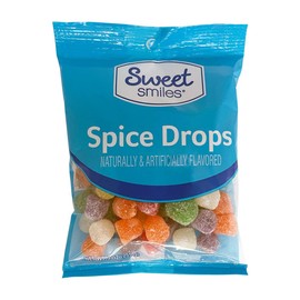Sweet Smiles Spice Drops Jelly Candy 9 Oz Bag