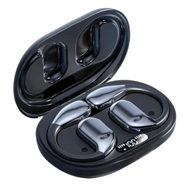 AI Translation Earbuds – Real-Time Language Translator with Bluetooth 5.4, 144 Languages, Noise-Cancelling, Ergonomic Design for Travel, Business & Learning, iOS & Android Compatible（Black）