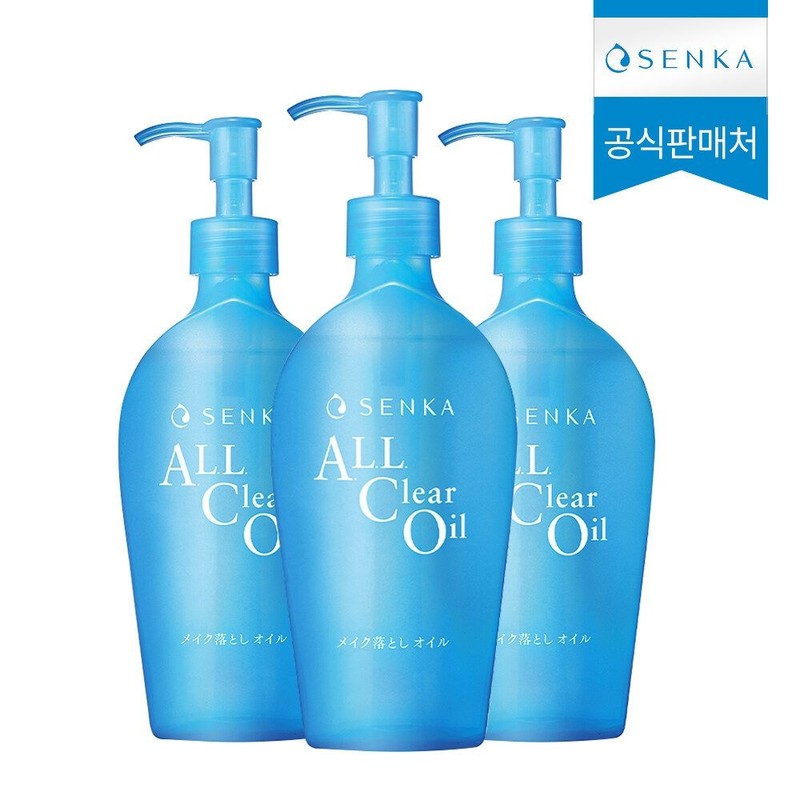 Senka 센카 올 클리어 오일 230ml (N) 3개