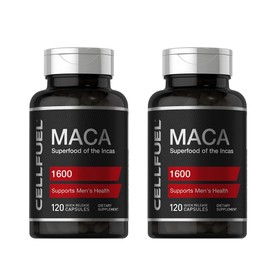 マカ 濃縮エキス 120粒x2本 80日分 3粒で生マカ4800㎎ 高配合 透明カプセル (無臭) 低温製法 CELLFUEL from New York（2）