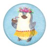 Mr. & Mrs. Panda 50mm Button Pinguin Kokosnuss - Geschenk,