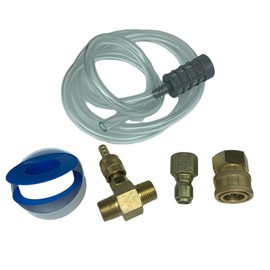 Sellerocity Pressure Washer Chemical Detergent Soap Kit Adjustable Down Stream in Line Injector 3-5 GPM 2.1 Orifice 3/8 Inch NPT Threaded