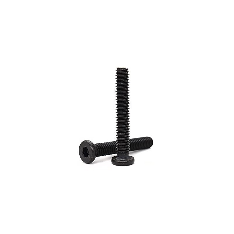 binifiMux 10-Pack Black 5/16-18x3" Black Hex Socket Cap Screws Bolts