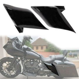 PSLER Stretched Extended Side Cover Panels for Touring Street Glide Road Glide Road King Electra Glide Ultra Classic 2014UP