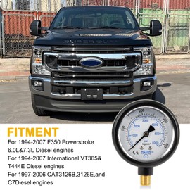 PSLER Hpop Test Tool High Pressure and Air Leak Test Gauge Tool Kit, Compatible with F350 Air Test Tool 6.0L&7.3L Powerstroke Engines 1994-2007