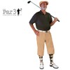Golf Knickers Khaki Microfiber (Plus Fours) for Men - 44"