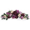 32" Rose/Peony/Hydrangea Swag (Eggplant)