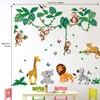 DECOWALL DS12-8069 Jungle Animal Cartoon Wall Sticker Children's Wall Sticker