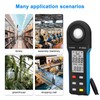 Digital Light Meter, 1-400000Lux Illuminance Meter with Large LCD Screen